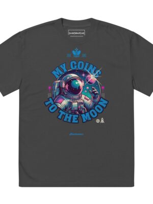 My Coins to the Moon | Oversized faded t-shirt