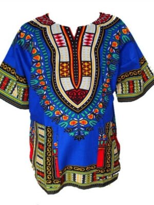 Traditional African Dashiki - Blue