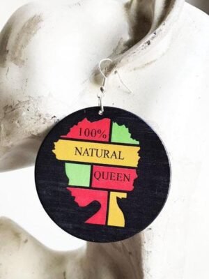 100% Natural Queen Earrings