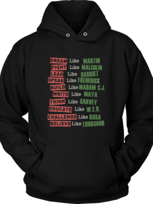 Fight Like Melanin Icons Hoodie