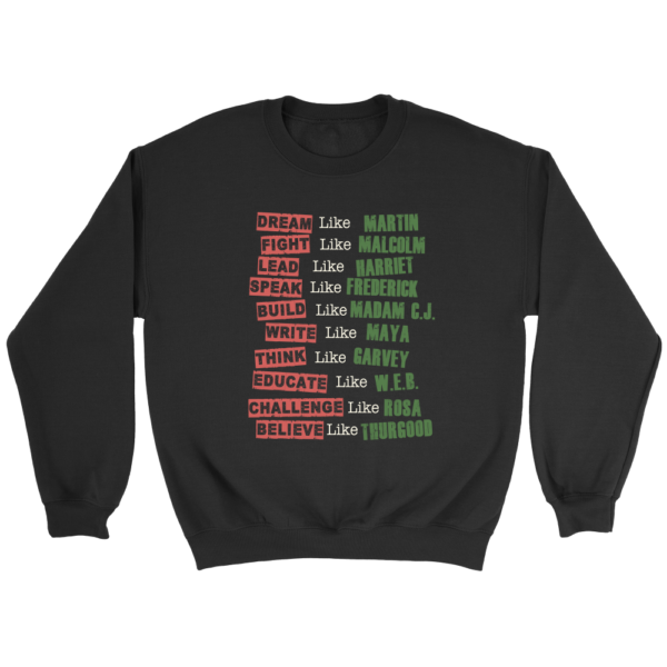 Fight Like Melanin Icons Sweatshirt
